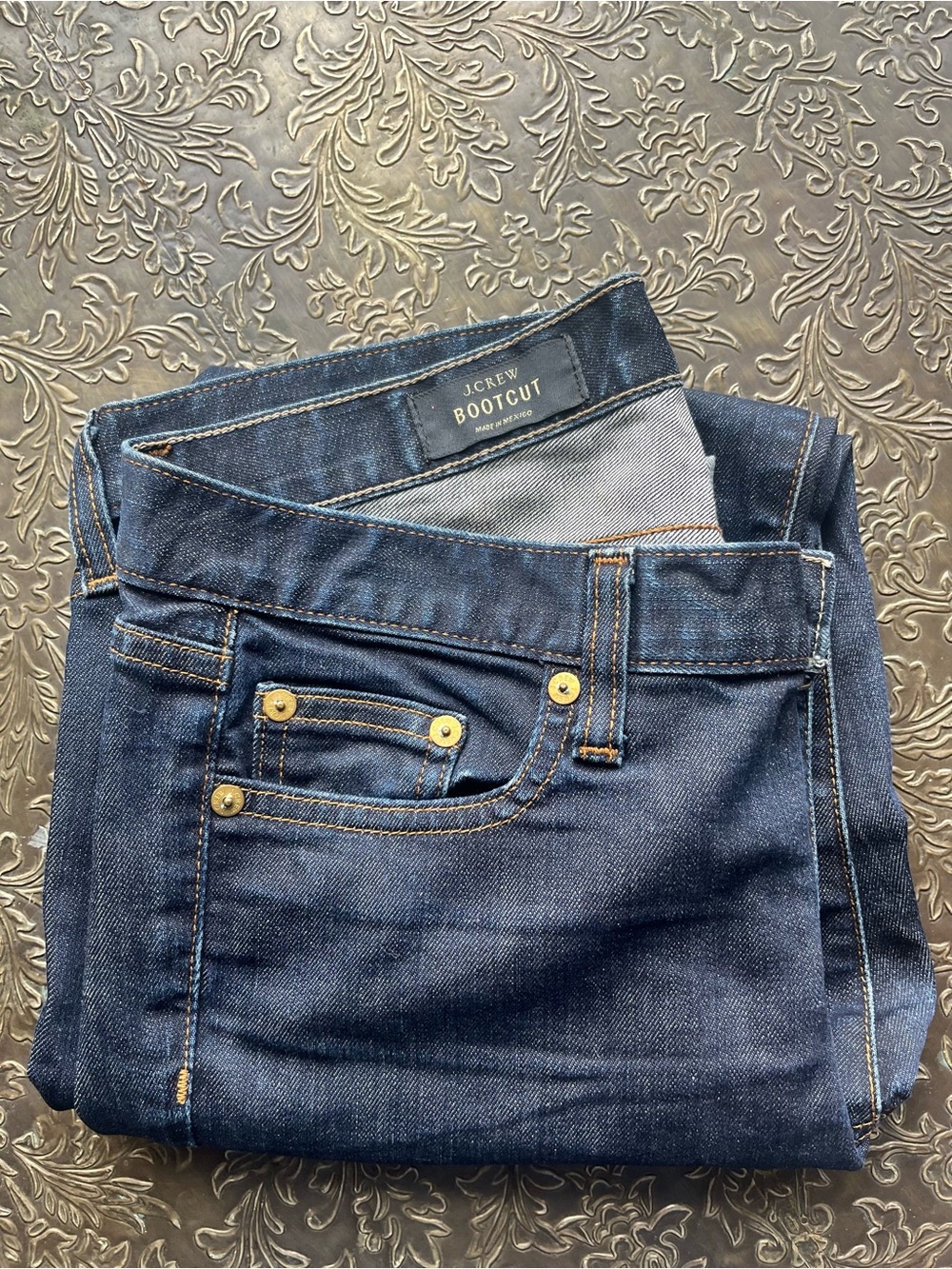 J.Crew Bootcut Jeans 28 Regular Dark Wash Mid Rise Denim